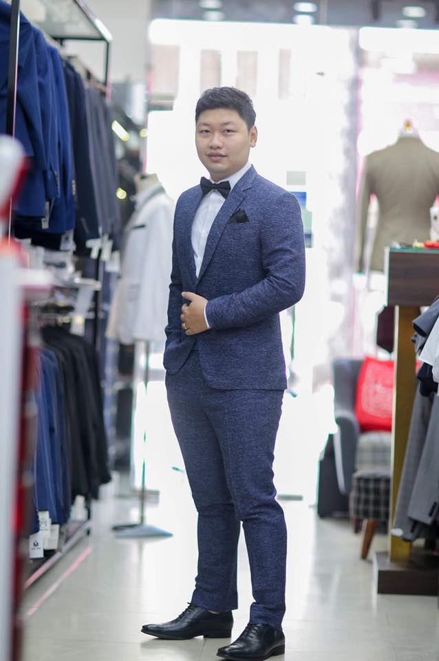 Bộ Suit Cho Chú Rể Vải Wool F674