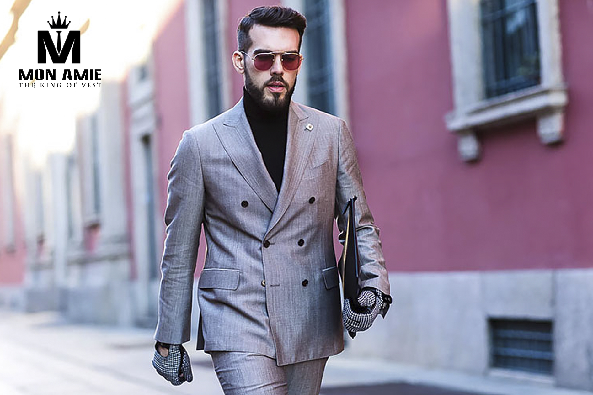 Suit nam màu Xám và 8 quy tắc cơ bản