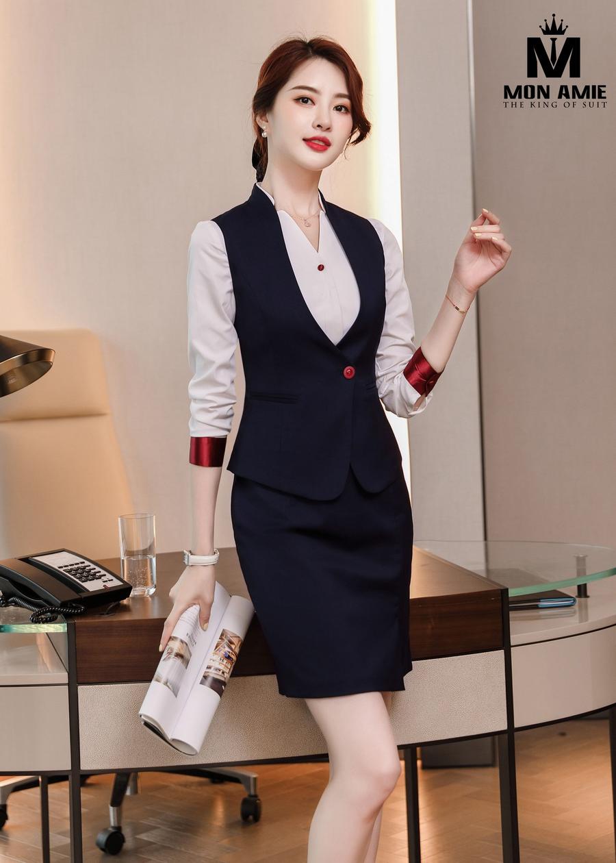 Đồng Phục Vest Nữ Công Sở pn1959