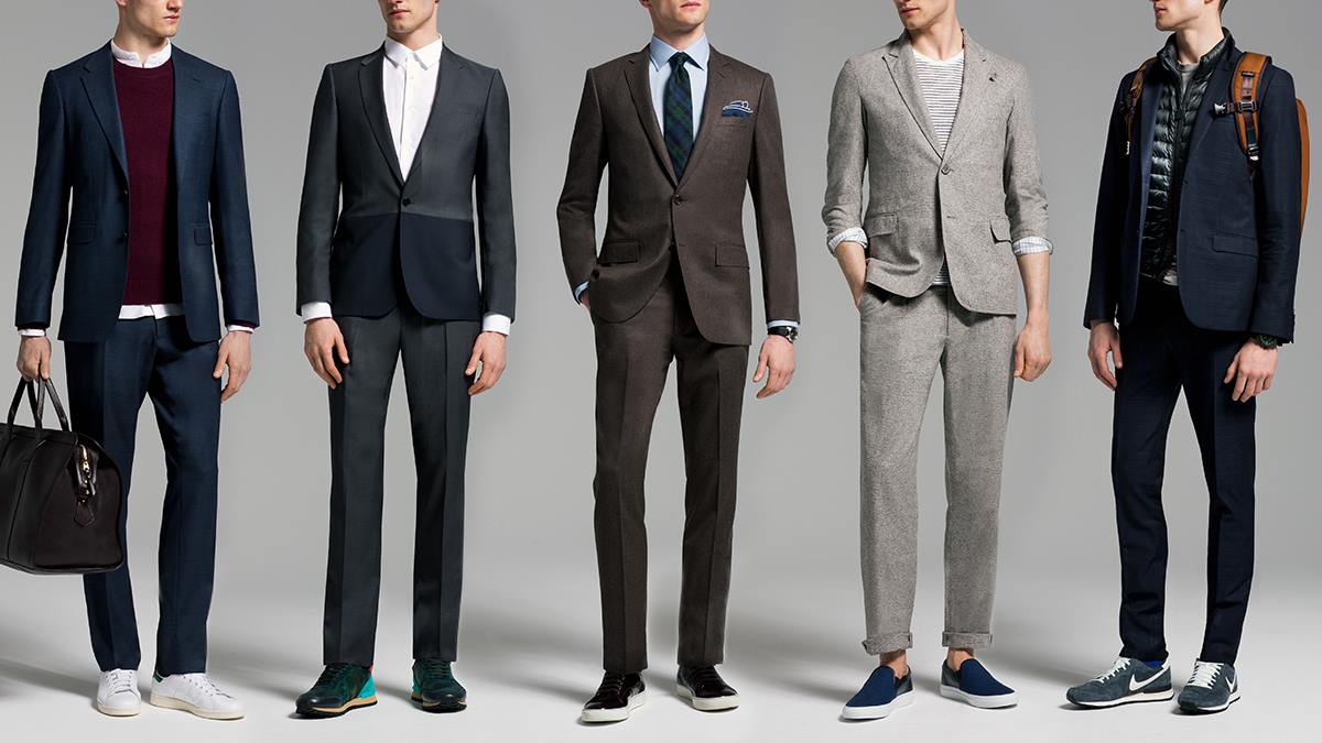 Cách chọn màu giầy sneaker phù hợp với suit
